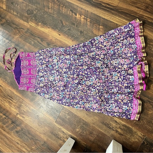 Anthropologie's Daleka Day Silk Dress by Maeve Medium - Picture 7 of 7